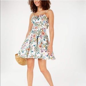 Floral Bow-Back Dress